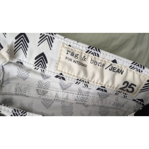 Rag & Bone for Intermix White Arrow Tux Legging Jeans - Picture 7 of 8
